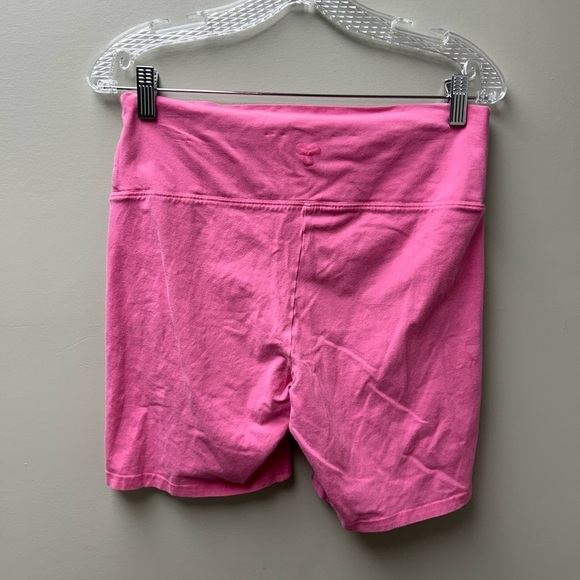 TNA Pink High Rise Biker Shorts - Picture 2 of 4